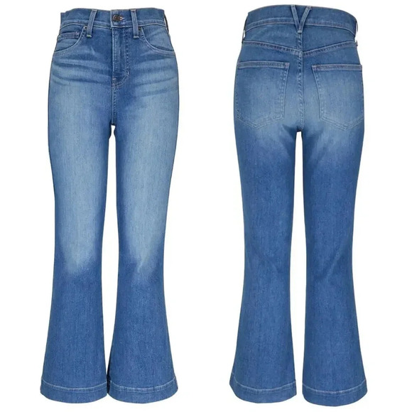 NWT $278 VERONICA BEARD Carson High Rise Ankle Flare Jean - Modern Denim - Picture 1 of 10